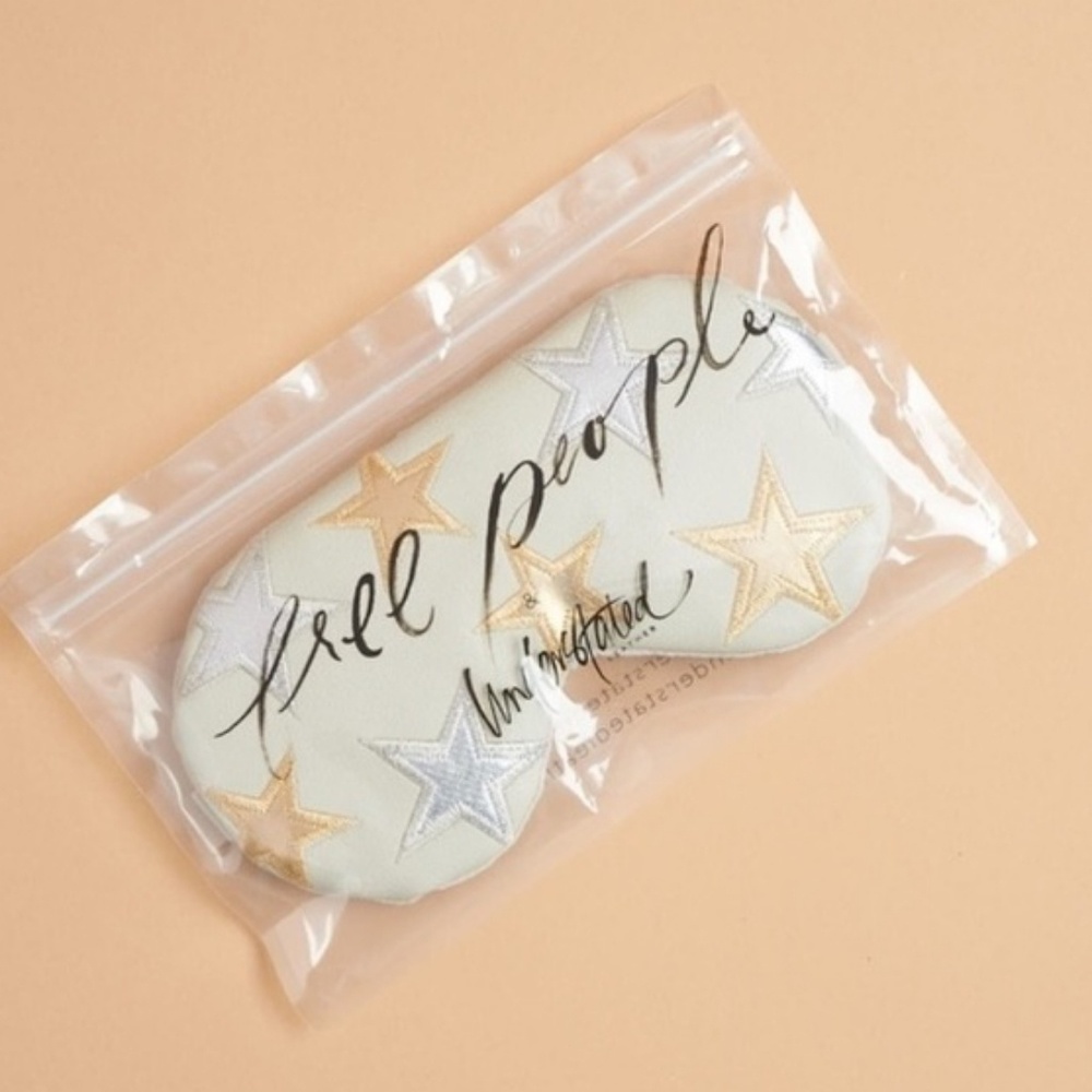 NWOT Free People Vegan Leather Eyemask